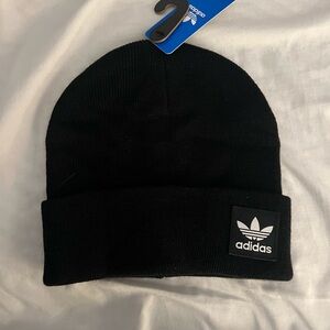 Adidas Black and White Beanie
